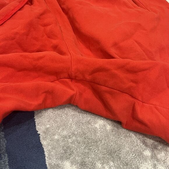 Nike Just Do It Men's Fleece Red Shorts with Pocket Size 2XL XXL  Cotton Blend - Picture 8 of 9